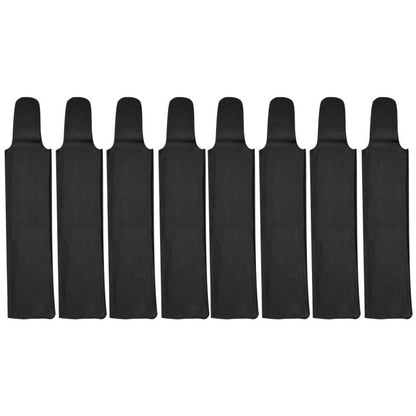 8 Pcs Horse Mane Bags - Mane Bags for Horses Protect Equine Mane from Sun, Wind, Dirt - Prevents Tangles, Breakage & Rubbing Out - Durable Nylon - Washable & Easy Use (Black) - color: Black