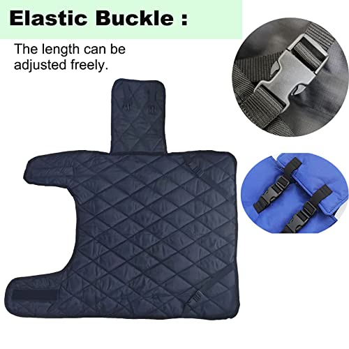 Calf Blanket Calves Warm Clothes Calf Saver Coat, Sheep Goat Blanket, for Keep Cows Goats Sheeps Warmming, Thickened Belly Protection - color: Blue 1Pcs