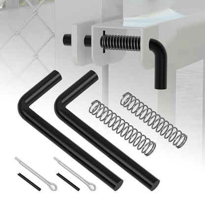 2Pack 819T Trailer Gate Spring Latch Kit with Spring & 2 Style Pins - color: 2 PCS-