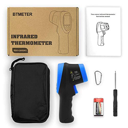 BTMETER BT-1500 High Temp Infrared Thermometer Gun, -58°F to 2732°F Range - color: Infrared Thermometer BT-1500 Blue