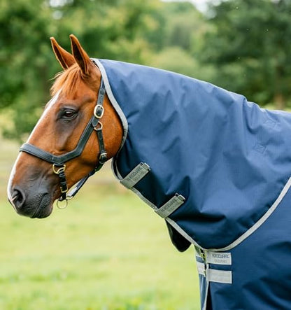 Amigo® Ripstop 900D Plus Turnout 0g - Navy/Titanium Grey, 78 inches - color: Navy/Titanium Grey, size: 78 inches