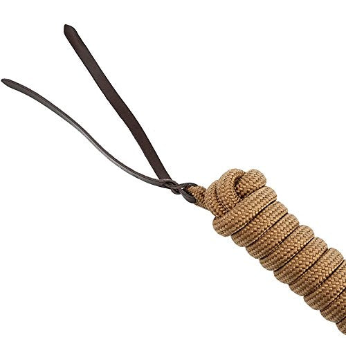 Mustang Poly Cowboy Lead Rope Brown - color: Brown