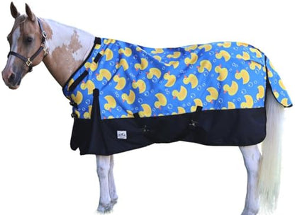Duck Bubbles 1200 Denier Adjustable Neck Turnout Sheet - size: 72