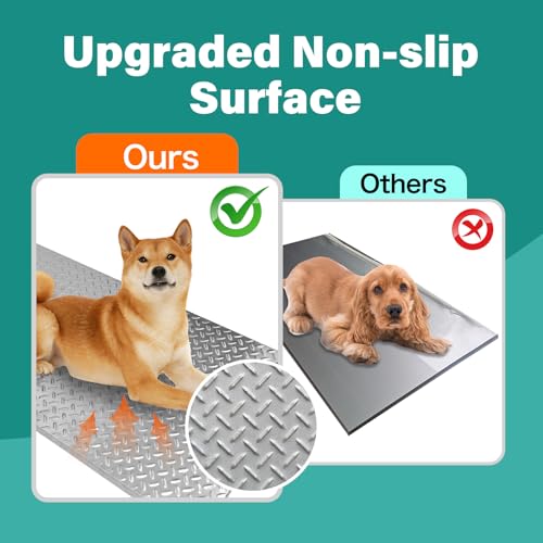 Upgraded 1100lb Livestock Scale, 40"x20", Non-Slip Surface | Heavy Duty Dog Scales for Large Breed Weighing, with Stand Rod, Max 1100lbs, Precision 0.22lb/0.1kg - style: 1100 lbs Pro