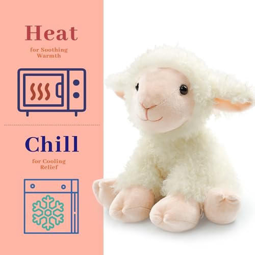 Sheep Stuffed Animal 8.5In Microwavable Weighted Soft Lavender - style: Sheep-Lavender