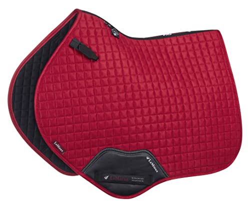 LeMieux Suede Close Contact Square Chilli S/M