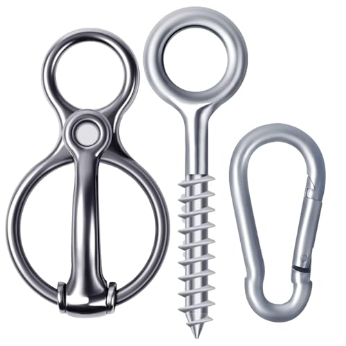 Martx Blocker Tie Ring for Horses, Stainless Steel Tack Accessories
