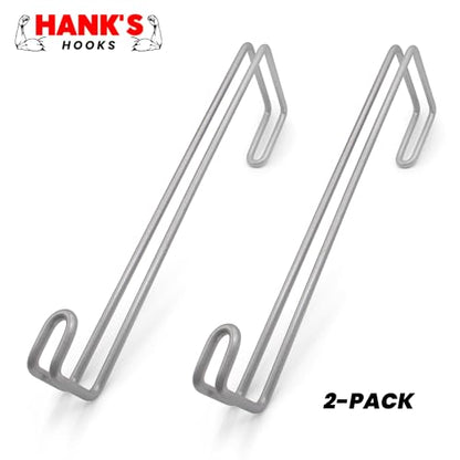Over The Wall Heavy Duty Concrete Cinder Cement Block Wall Outdoor No Drill Fence Hooks Hangers - Extra Long Large Rafter Ladder Pool Equipment Pole Hangers for Planters Hoses Horse Tack Organization - size: 4" Wide Wall Hooks