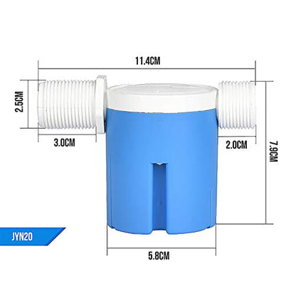 3/4" Automatic Water Level Control Valve, Inside Type,Side inflow | Side Inner Water, Automatic Float Valve, For Water Tank, Solar Energy, Auto Pot, Aquarium - style: 3/4" Side Inner