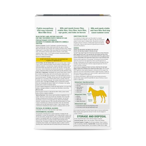 Farnam Equi-Spot, Weather Proof Targeted Spot On Protection, 12 Week Supply | Spot-On Protection for Horses, Long-Lasting Protection from Flies, Ticks, Gnats and Mosquitoes, Weatherproof Formula - size: 12 Week Supply