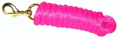 Hamilton 5/8" x 10' Poly Horse Lead Rope with Bolt Snap, Hot Pink - color: Hot Pink