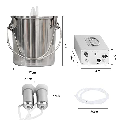 3L Cow Electric Rechargeable & Portable Battery Powered Milking Machine - color: Cow, size: 3LBattery