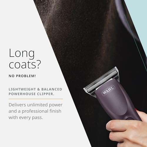 Wahl Pro Animal KM Supera Cordless Equine Clipper, Battery-Powered Tool
