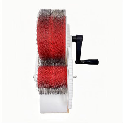 Feqaeqe Manual Wool Drum Carder Machine with Foldable Handle Starter Kit