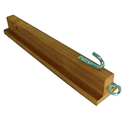 Intrepid International Portable Wooden Saddle Rack Wall Mount, Saddle Holder, Space-Saving Solution for English & Western Saddles, Folding Saddle Rack