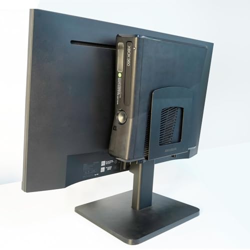 Monzlteck Adjustable Electronic Device Wall Mount|Universal Holder for Small Computers, Gaming Consoles（Xbox 360，Xbox One, PS4），Mini PC，Small Form Factor Desktop Tower, UPS .Fits 1.6" to 3.8" Width