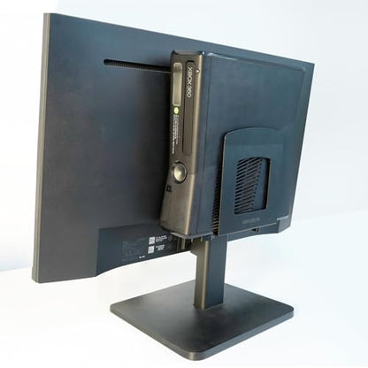 Monzlteck Adjustable Electronic Device Wall Mount|Universal Holder for Small Computers, Gaming Consoles（Xbox 360，Xbox One, PS4），Mini PC，Small Form Factor Desktop Tower, UPS .Fits 1.6" to 3.8" Width