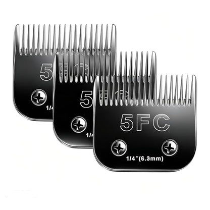 5F Blades Dog Grooming Blades Compatible with Andis - color: 2pc #3/4ht