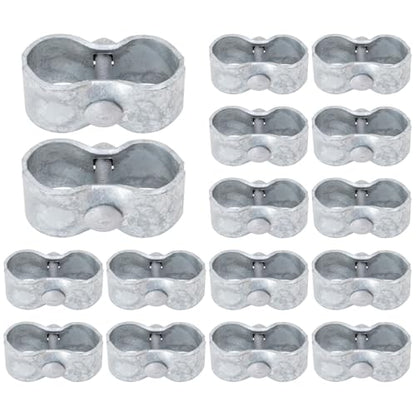 VIVIDA 1-5/8" Dog Kennel Clamps 16-Pack, Chain Link Fence Panel Clamps - size: 1-5/8" (16 PCS)