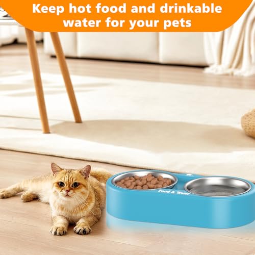 Outdoor Heated Dog & Cat Bowl - Smart Thermal-Dish for Pets, Provides Drinkable Water & Food in Winter (116 OZ) - size: 116 OZ