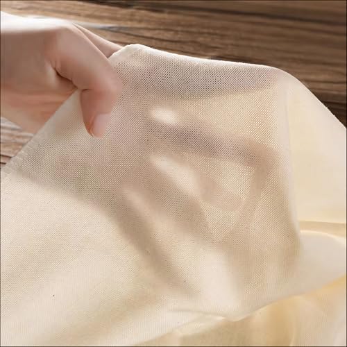 6 Pcs Cheese Cloths, 20x20 Inch, 100% Unbleached Cotton, Grade 100 Reusable Cheese Cloth With Fabric Fine Mesh Cloth, Reusable Muslin Cheesecloth for Straining, Juicing, Cooking, Baking - color: 6 Pcs