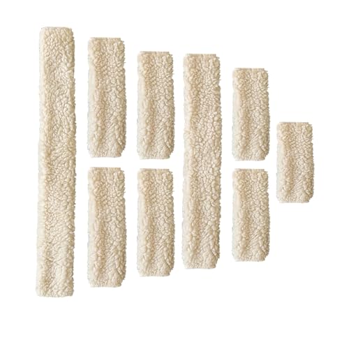 Fleece Horse Halter Cover (Full-Cover Series (9-Piece), Cream) - color: Cream, style: Full-Cover Series (9-Piece)