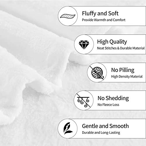 Horse Throw Blanket Gift, Soft Warm Fuzzy Plush Blanket, Smooth Cozy Flannel Blanket for Bed/Couch/Camping (50"x40", Five Horse) - size: 50"x40"