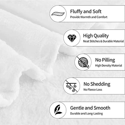 Horse Throw Blanket Gift, Soft Warm Fuzzy Plush Blanket, Smooth Cozy Flannel Blanket for Bed/Couch/Camping (50"x40", Five Horse) - size: 50"x40"