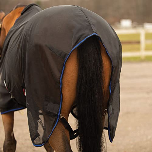 Air Mesh Horse Stable Sheet | Enhanced with Ceramic Therapy | Accelerates Recovery | Ideal for Pre-Performance Warm-Up | Comfortable & Contoured Fit - size: 80