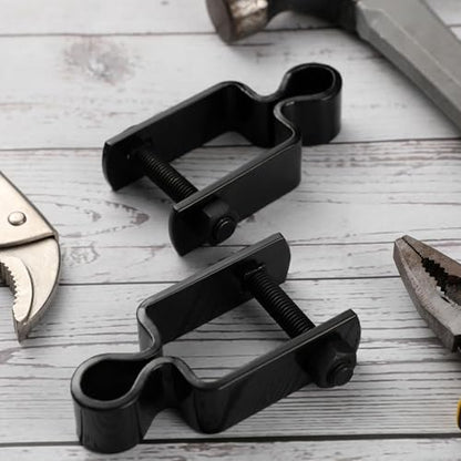 Dansydaisy 2 Pcs 1-1/2" x 1-1/2" Square Post Female Gate Hinges,Black - color: Black, size: 1-1/2'' X 1-1/2''