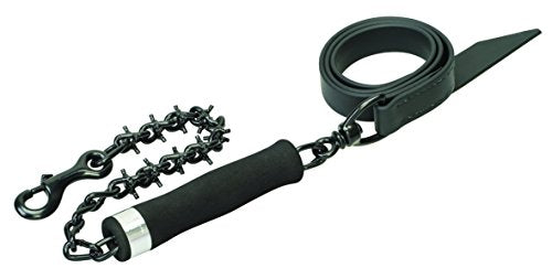 Weaver Leather Sure Hand Lead - color: Black Pronged Chain