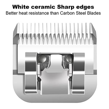 10#Dog Grooming Ceramic Blade sets,Compatible with Andis/Oster A5/Wahl 10KM - color: 10# (3 Pack)