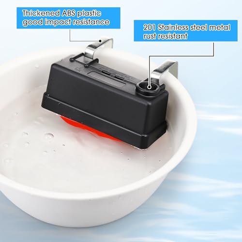 Threlaco 3 Pack Float Valve Automatic Water Level Control for Tank,Plastic