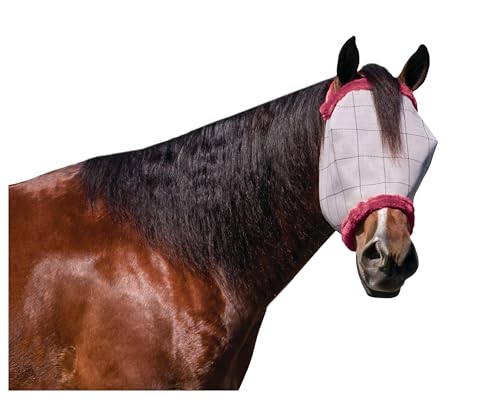 Farnam SuperMask II Horse Fly Mask Without Ears For Eyes, Regular Size - size: Average Horse