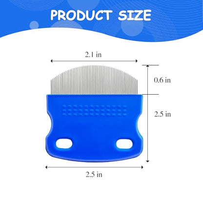 2 Pack Professional Lice Comb,Fine Curved Comb Teeth Design