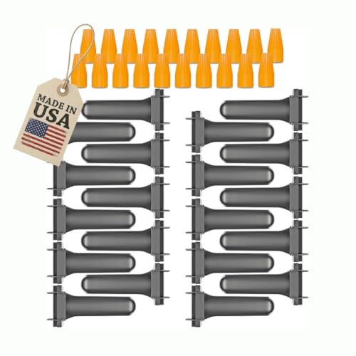 PetsTEK 20 Pack Direct Bury Waterproof Wire Splice Kit, Wire Nut Electrical Connectors for Wire Break Repair, Compatible with PetSafe, SportDog, Dogtra In-Ground Dog Fence Systems, Made in USA - size: Pack of 20
