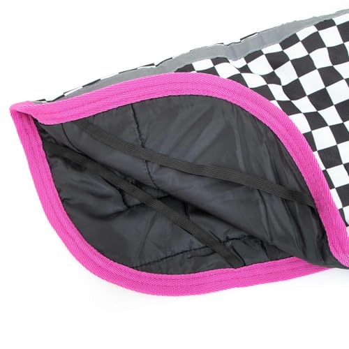 Jeffers Expression Dog Coat Waterproof Ripstop Winter Jacket 28" – 240g Insulated Blanket, Adjustable Belly & Chest Straps, Reflective Strips, Small to Large Breeds, Outdoor & Travel - Party Cheetah - color: Skater Pup, size: 28"