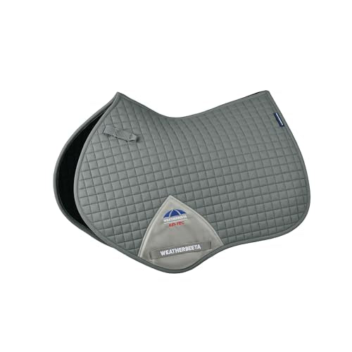 WeatherBeeta Prime Air-Tec Jump Shaped Saddle Pad - color: Grey, size: Large