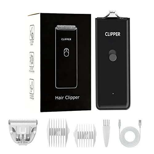 Dog Cat Home Hair Waterproof Clipper Portable Pet Shaver - color: Black+narrow Blade