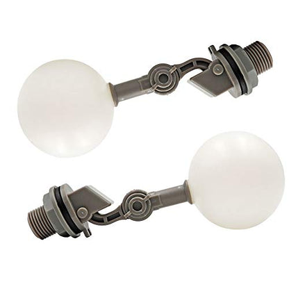 1/2 Float Valve for Pond, Float Ball Valve, 2 Pack - size: 1/2 Inch