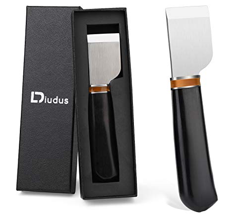 Leather Cutting Knife, Leather Skiving Knife with Wooden Handle | Leatherworking Craft Cutting Hand Tool Exquisite Package for DIY Leathercraft