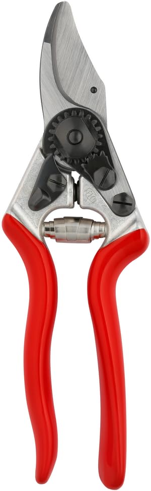 Felco F6 Pruning Shears – 7.7" Swiss-Made Garden Clippers for Medium Hands | Hand Pruners for Gardening | Garden Tool Cutter with Precision Bypass Blade, Forged Aluminum Handles, Replaceable Parts - size: F6 Medium Ergo