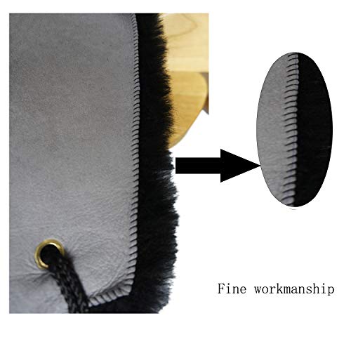 Western Merino Sheepskin Saddle Seat Saver Wool Saddle Cover Fleece Horse Pad