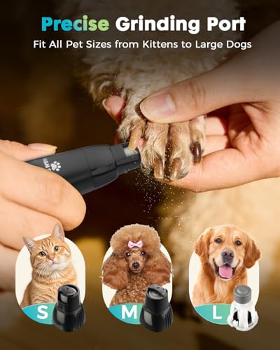 Dog Grooming Kit Quiet Clippers with Paw Trimmer for Dogs Cats