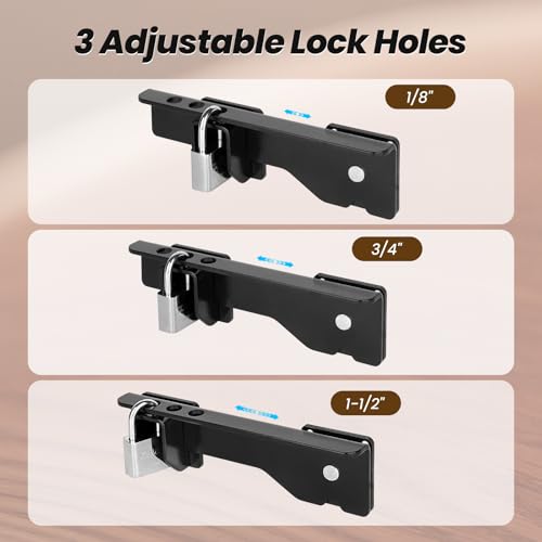 Kryonix Flip Gate Latch Heavy Duty Carbon Steel 2 Pack - size: 2PCS-Upgraded