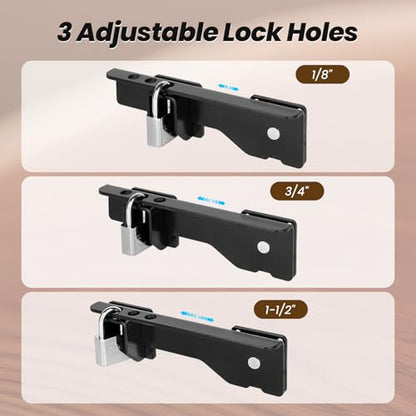 Kryonix Flip Gate Latch Heavy Duty Carbon Steel 2 Pack - size: 2PCS-Upgraded
