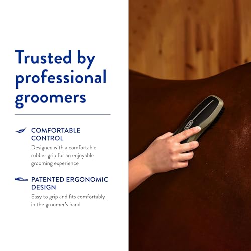 Wahl Professional Animal Equine Stiff Body Horse Brush, 858705, Black - color: Black