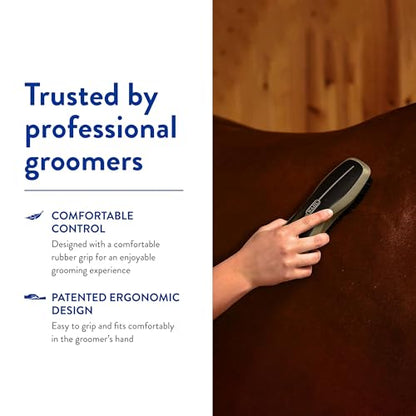 Wahl Professional Animal Equine Stiff Body Horse Brush, 858705, Black - color: Black