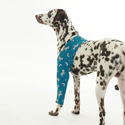 Sleeves for Dogs Front Legs to Cover Wounds Surgical Incisions - color: Zebra, size: S