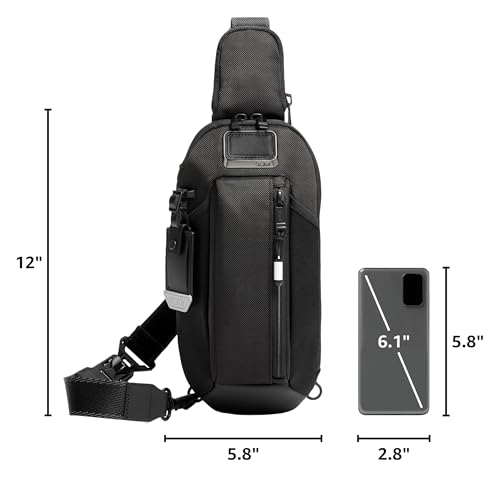 TUMI Alpha Bravo Esports Pro Sling Bag, 12.0" X 5.8" X 2.5", Black - color: Black